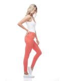 JEANS RACHEL COUPE ETROITE / BERRY - Yoga Jeans