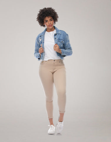 JEANS RACHEL COUPE ETROITE / SANDCASTLE - Yoga Jeans