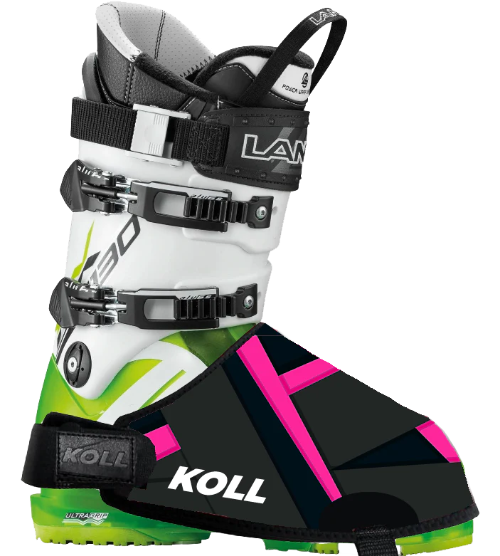 DUO COUVRE-BOTTE DE SKI ET MULTITUBE AVENTURIER / FUNKY ROSE par Koll