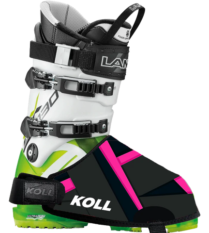 DUO COUVRE-BOTTE DE SKI ET MULTITUBE AVENTURIER / FUNKY ROSE par Koll