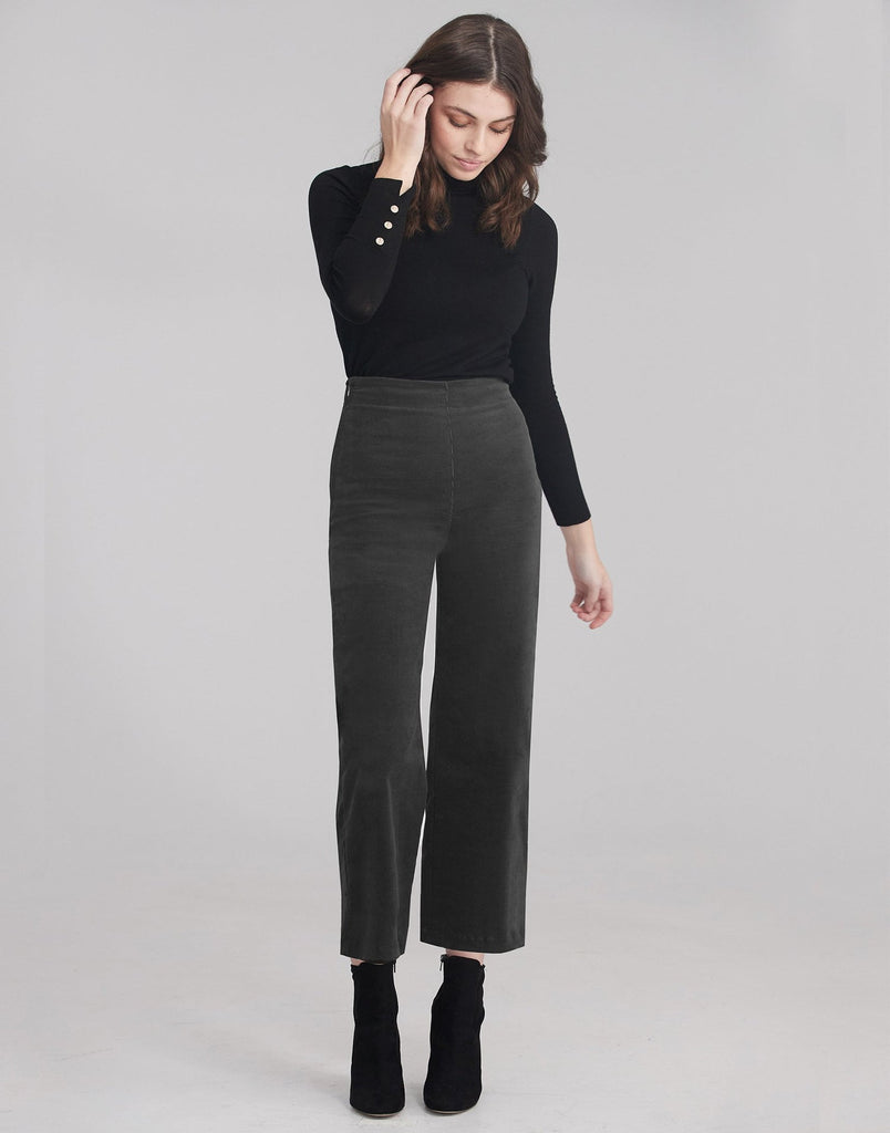 JEANS LILY COUPE TRES EVASEE / SLATE - Yoga Jeans