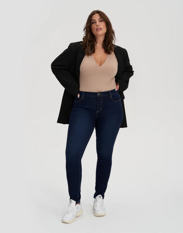 JEANS RACHEL TAILLE CLASSIQUE / DK INDIE - Yoga Jeans