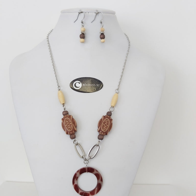 Collier court et b-oreille par Créations MJ