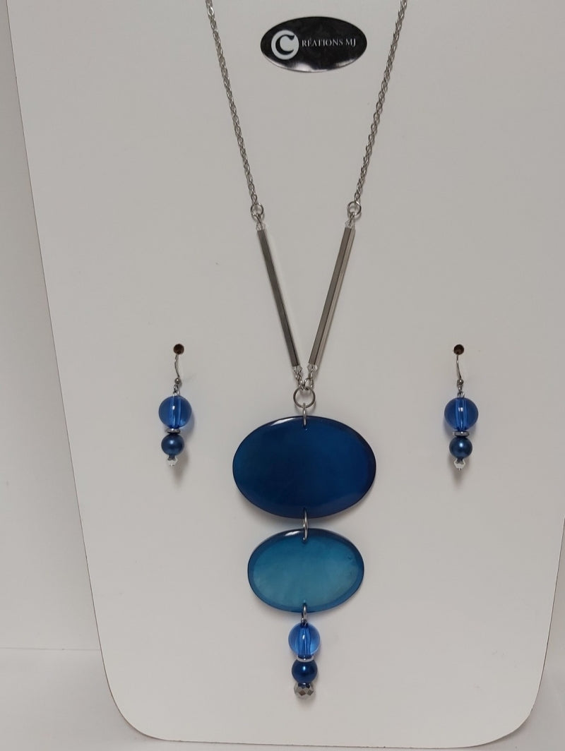 Collier long et b-oreille par Créations MJ