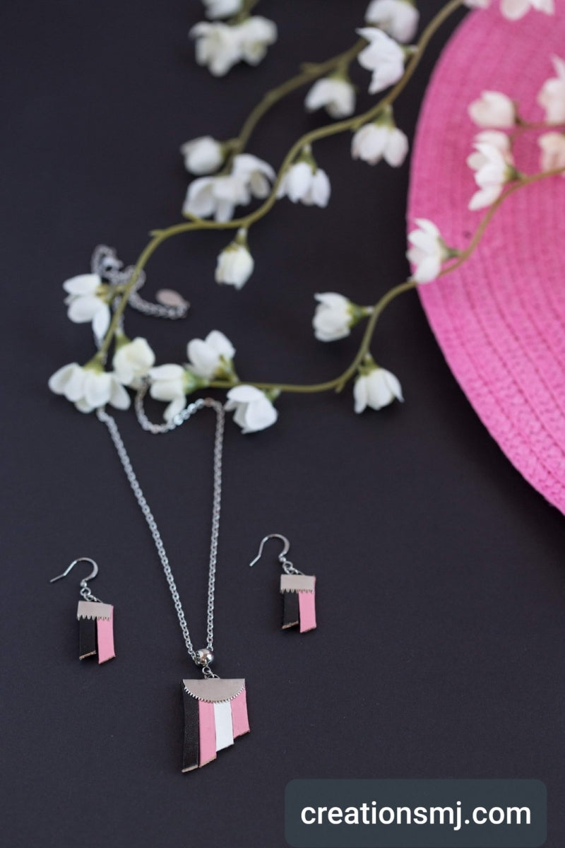 Collier court et b-oreille par Créations MJ