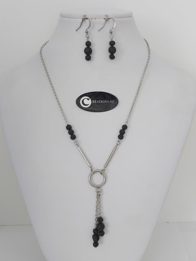 Collier court et b-oreille par Créations MJ