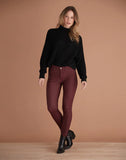 JEANS RACHEL COUPE ETROITE / BURGUNDY - Yoga Jeans