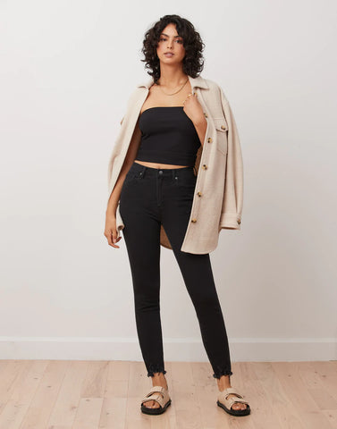 JEANS RACHEL COUPE ETROITE / BLACK EDGE - Yoga Jeans