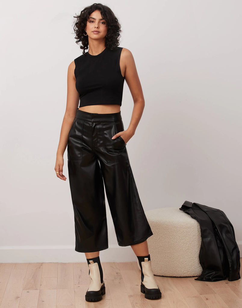 JEANS LILY COUPE TRES EVASEE / BLACK - Yoga Jeans
