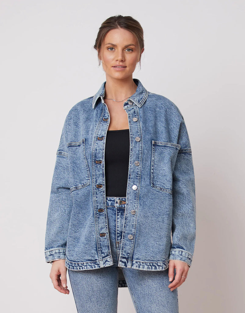 VESTE DENIM OVERSIZED / BAZAAR - Yoga Jeans
