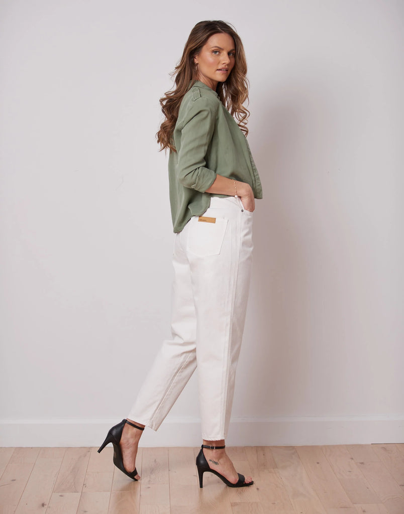 JEANS MALIA COUPE DECONTRACTE / OFF-WHITE - Yoga Jeans