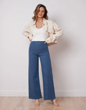 JEANS LILY COUPE TRES EVASEE / BACKPACK BLUE - Yoga Jeans