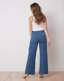 JEANS LILY COUPE TRES EVASEE / BACKPACK BLUE - Yoga Jeans