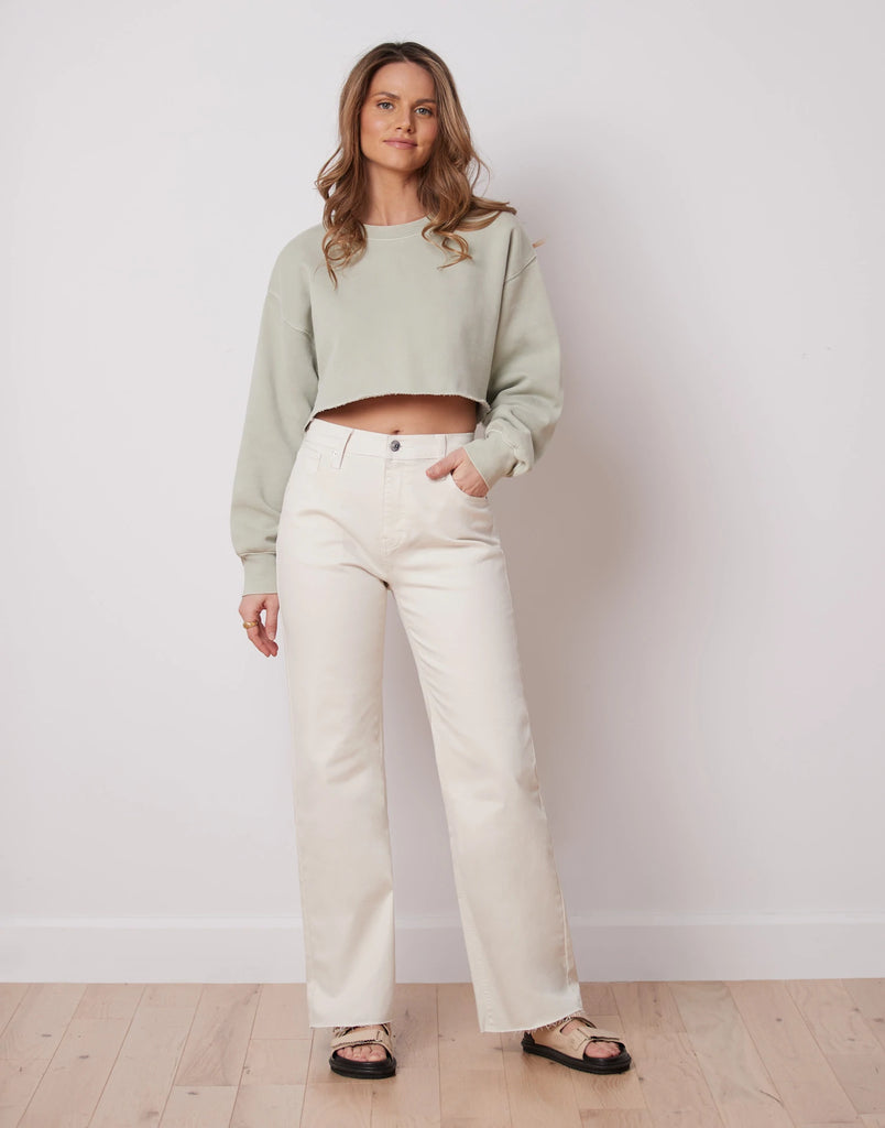 PANTALONS LILY COUPE TRES EVASEE / OFF-WHITE - Yoga Jeans