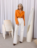 PANTALONS LILY COUPE TRES EVASEE / OFF-WHITE - Yoga Jeans