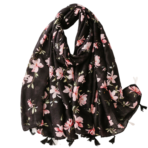 Pink Lily Scarf