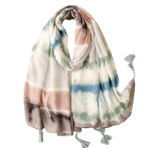 Muted Tie Dye Scarf