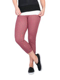 Leggings losange rouge par Svelte