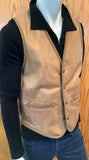 Gilet Cuir d'Agneau Collection Tribal par Luc Desrosiers