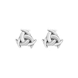 Sterling Silver Celtic Knot Stud Earrings