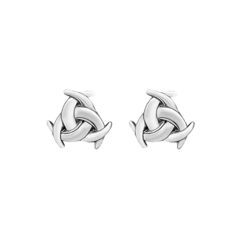 Sterling Silver Celtic Knot Stud Earrings