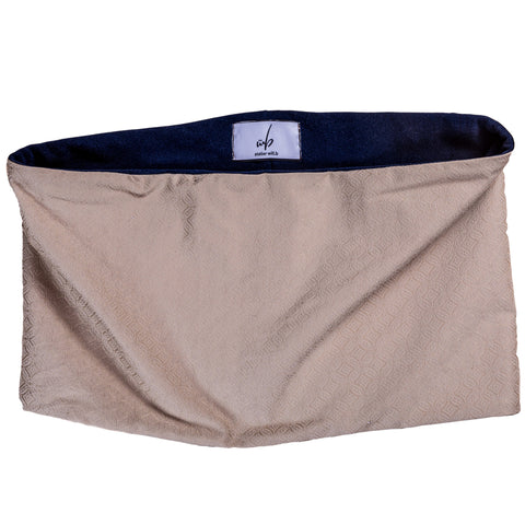Tour de cou FJORD Beige/Bleu marine