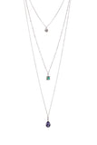 Paradise Shine Three-in-One Layered Necklace with Swarovski Crystals
