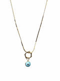 BABY BLUE EVIL EYE COLLIER