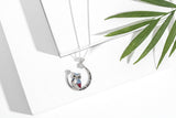 Sterling Silver Owl 'Never Give Up' Pendant Necklace par Ag Sterling