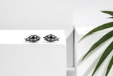 Sterling Silver Egyptian Eye Stud Earrings par Ag Sterling