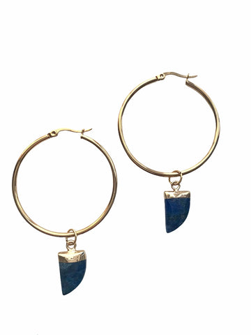 BOUCLES D'OREILLES HOOPS LAPIS