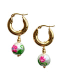 JAPANESE BLOSSOM BOUCLES D'OREILLES