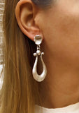 BOUCLES D'OREILLES PLAQUÉ ARGENT PYRRHA