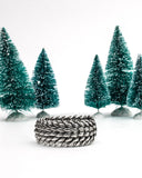 Silvertone Feather Cuff Bracelet  - Don't AsK