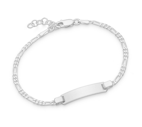 Sterling Silver Simple engravable bar bracelet