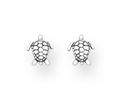 Sterling Silver Sea Turtle Stud Earrings