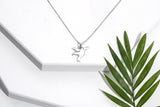 Sterling Silver Hummingbird Pendant Necklace par Ag Sterling