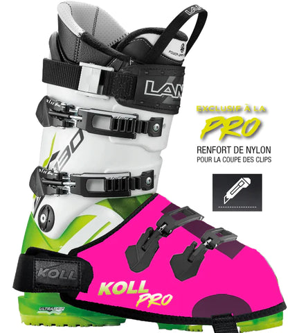 DUO COUVRE-BOTTE DE SKI ET MULTITUBE AVENTURIER / PRO ROSE par Koll