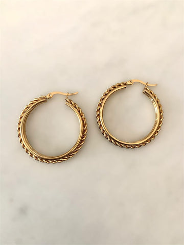 BRAID BOUCLES D'OREILLES - TERRA MODA DESIGNS