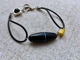 Bracelet Nubie noir par lalouve