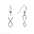 Sterling silver infiity drop earrings par Ag Sterling