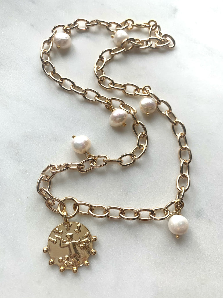 GRAND PEARL COLLIER par TERRA MODA DESIGNS