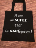 Sac fourre-tout "Super prof" - Fazi T'z