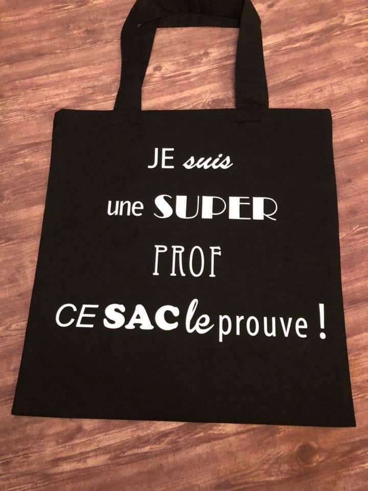 Sac fourre-tout "Super prof" - Fazi T'z