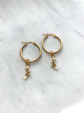 LEZARD HOOPS par TERRA MODA DESIGNS