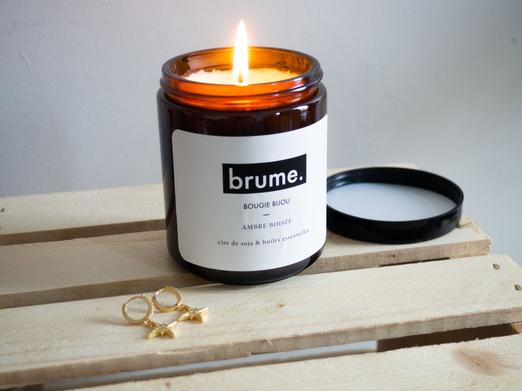 Bougie bijoux de soya BRUME