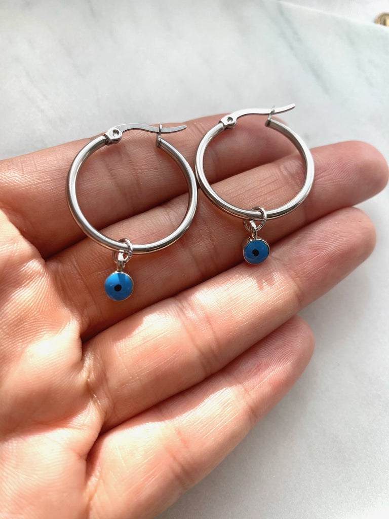 RHODIUM PROTECTION HOOPS par TERRA MODA DESIGNS