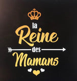 Hoodie/T-Shirt 'Reine des Mamans' - Fazi T'z