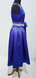 Robe  satin bleu royal  - ENVERS par Yves Jean Lacasse