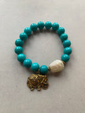 TURQUOISE BRACELET par TERRA MODA DESIGNS